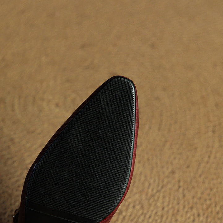 Thea Genuine Leather Mules